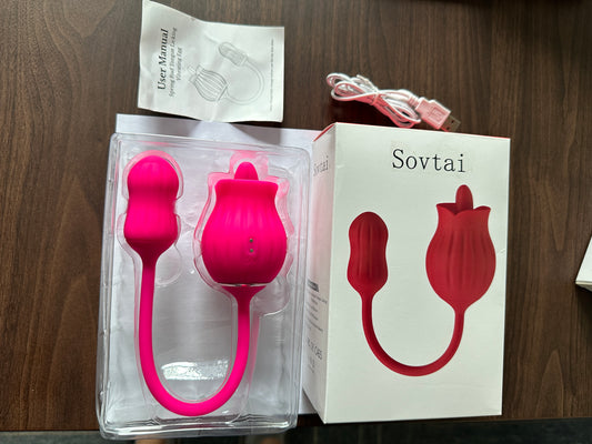 Sovtai Rose Sex Toy Vibrator for Woman Man Couples Pleasure