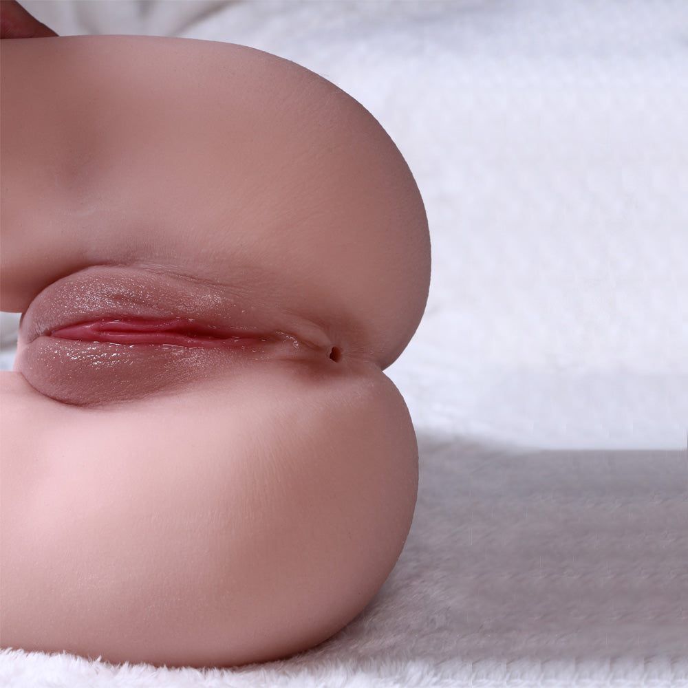 5.5LB Vibrating Sex Doll Male Masturbator with 7 Vibration Modes, Male Sex Toy Pussy Ass Stroker with Vaginal Anus, Adult Sex Toys for Men Pleasure