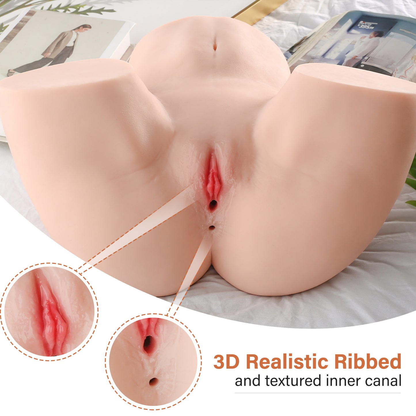 24.25 LB Sex Doll Realistic Big Ass for Vaginal Anal Sex