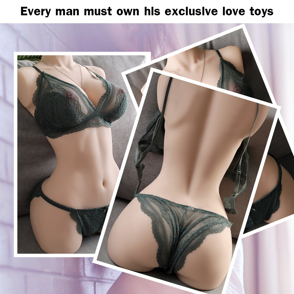 19.16 LB Sex Doll Torso 3 in 1 Realistic Big Boobs Tight Vaginal & Anal for Men