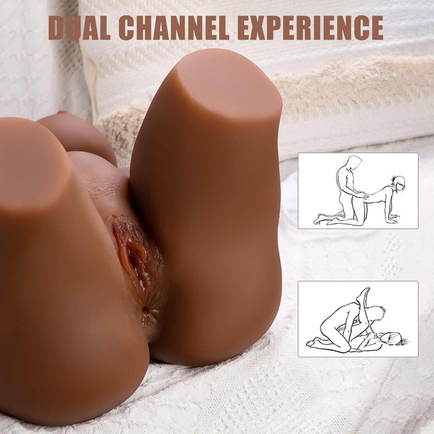 (25LB Wheat) Plump Woman Adult Sex Doll Male Masturbator Stroker for Men
