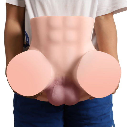 21LB Male Sex Doll for Gay Men Male Masturbator Realistic Male Ass Plump Hips with Tight Anus and Testicles Male Sex Toys for Men Masturbation