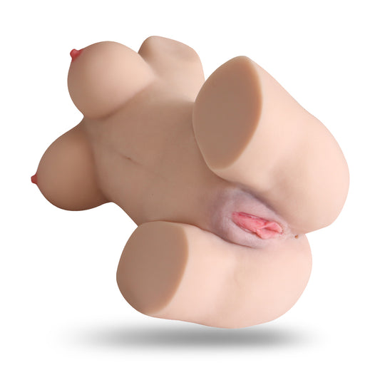 9.5 LB Sex Doll Male Masturbator with Torso, 3 in 1 Realistic Big Boobs Tight Vaginal & Anal for Men
