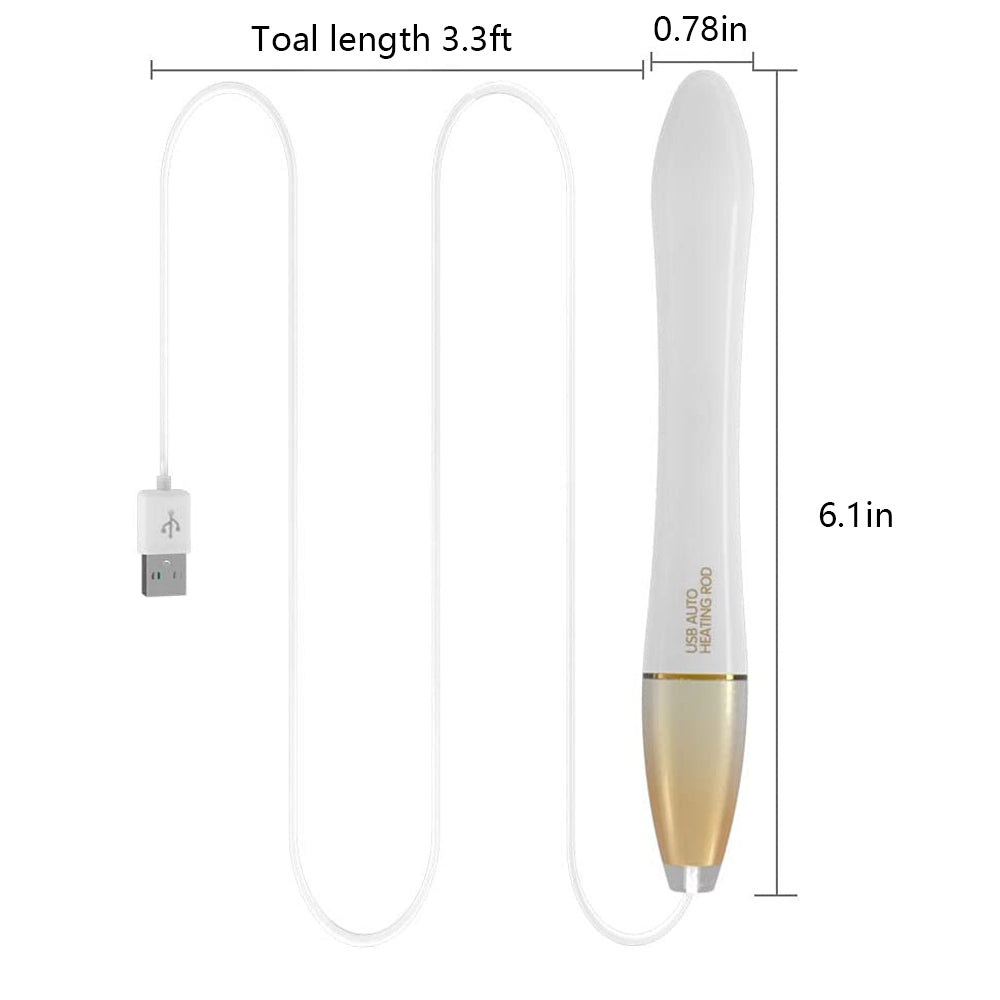 Automatic Temperature Control Heating Rod for Sex Doll Male Masturbator Pocket Pussy Ass Warming Device with USB Power