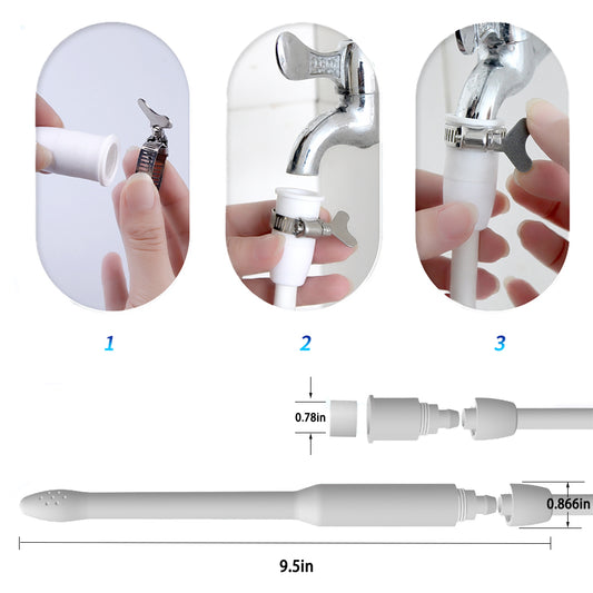 Douche Washer Hose for Male Masturbator Pocket Pussy Cleaning Device Tool