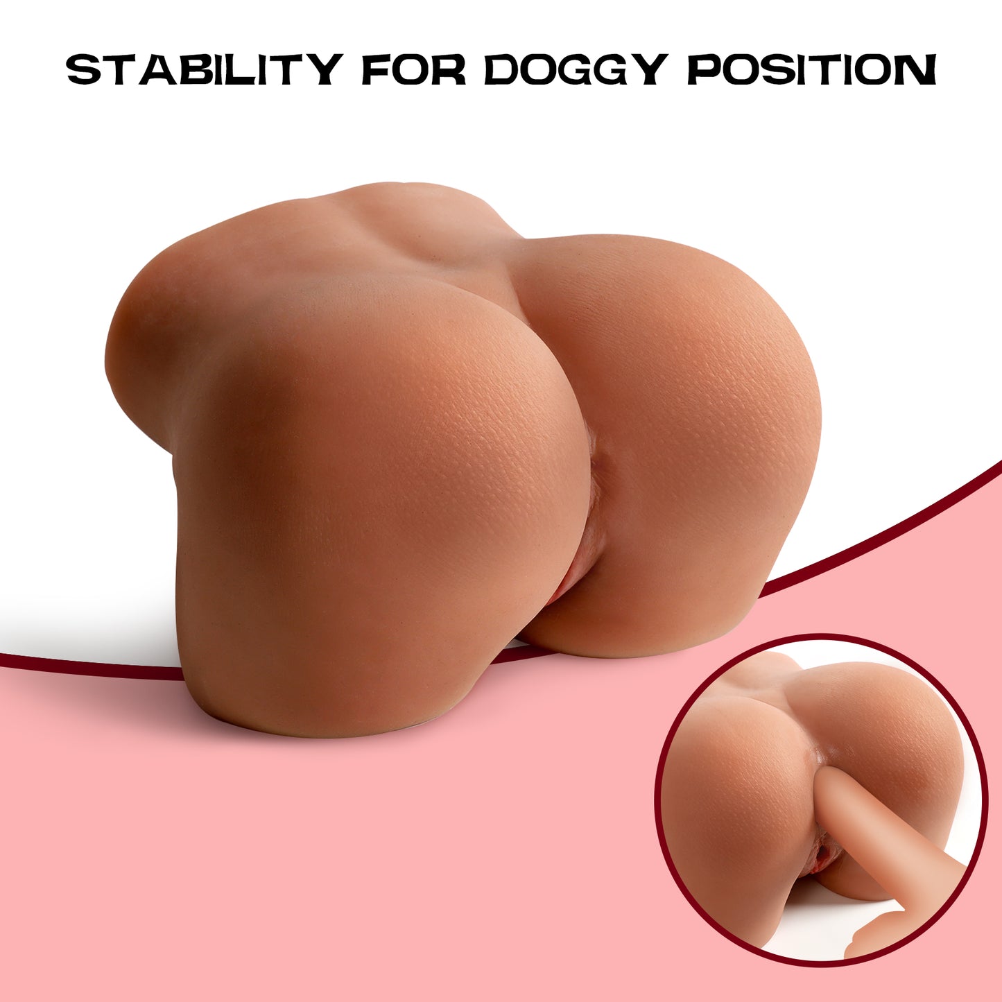 9LB Brown Ass Masturbator Pocket Pussy for Men