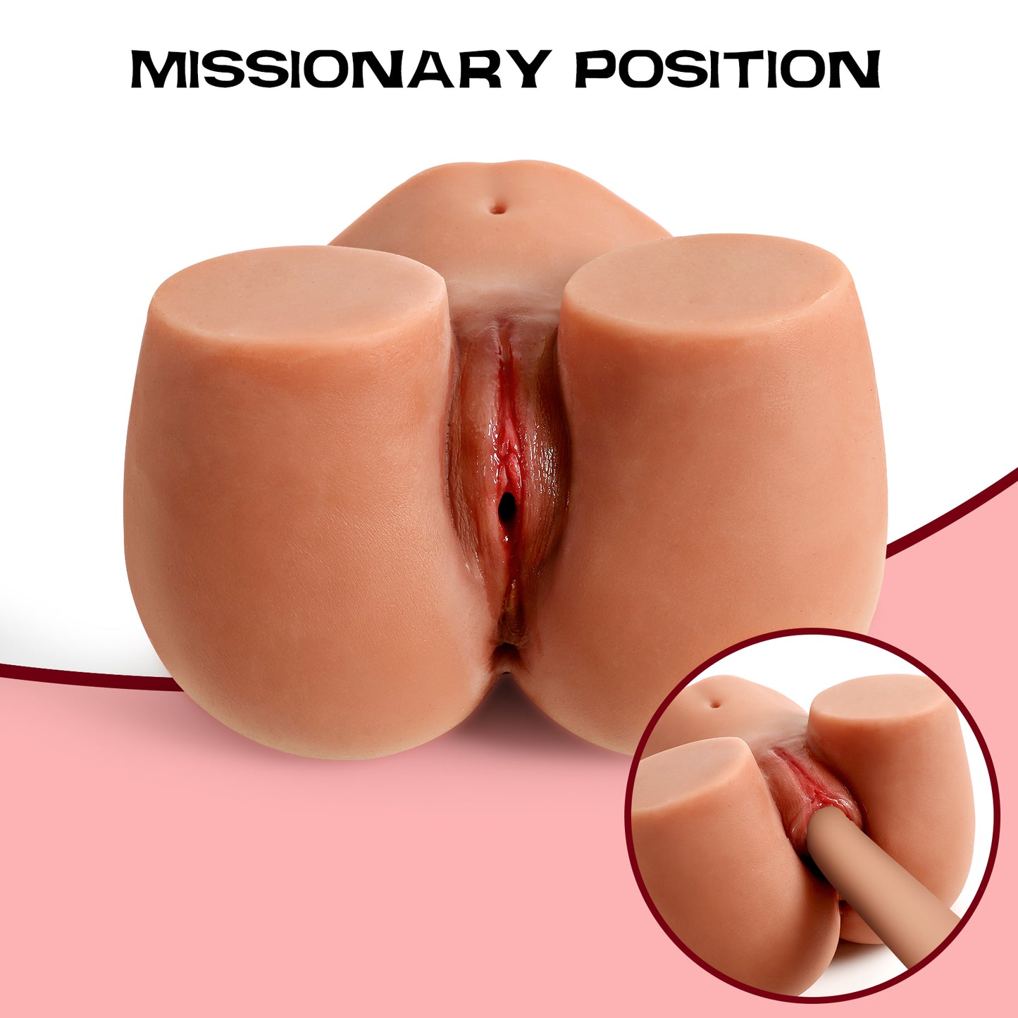 9LB Brown Ass Masturbator Pocket Pussy for Men