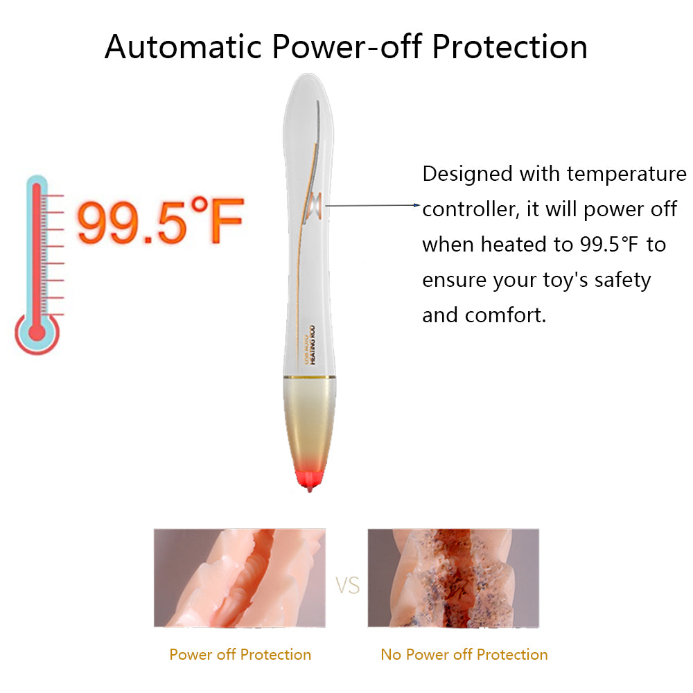 Automatic Temperature Control Heating Rod for Sex Doll Male Masturbator Pocket Pussy Ass Warming Device with USB Power