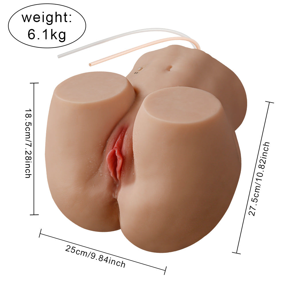 13.5LB Lifelike Sex Doll Male Masturbator with 5 Suction & Vibration Modes, Realistic Male Sex Toys for Men Pleasure