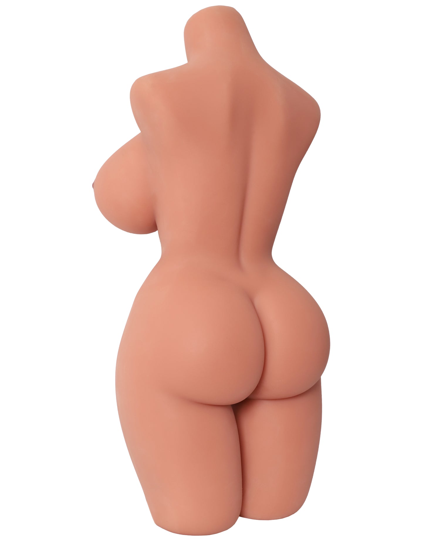 (Wheat Skin) Lifelike Sex Doll Torso Male Masturbator with Realistic Big Boobs Butt 38LB