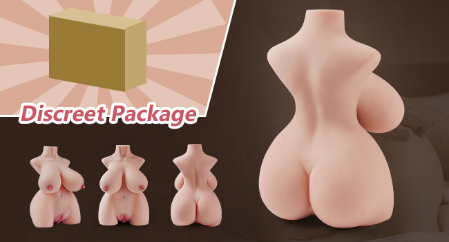 6.6LB Sex Doll Male Masturbator Stroker Pocket Pussy for Men Sex Dolls Torso with Realistic Big Boobs Vagina Anal Play, Male Sex Toys for Men Pleasure