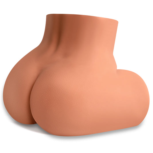 Amwama 5.5LB Male Masturbator Sex Doll Male Sex Toys for Men Masturbation(8.6X7.1X4.7In, Wheat)