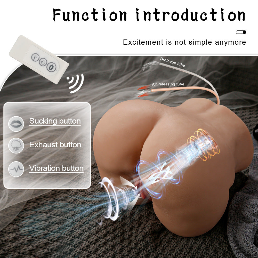 13.5LB Lifelike Sex Doll Male Masturbator with 5 Suction & Vibration M Amwama 13.5LB Lifelike Sex Doll Male Masturbator with 5 Suction & Vibration M Amwama
